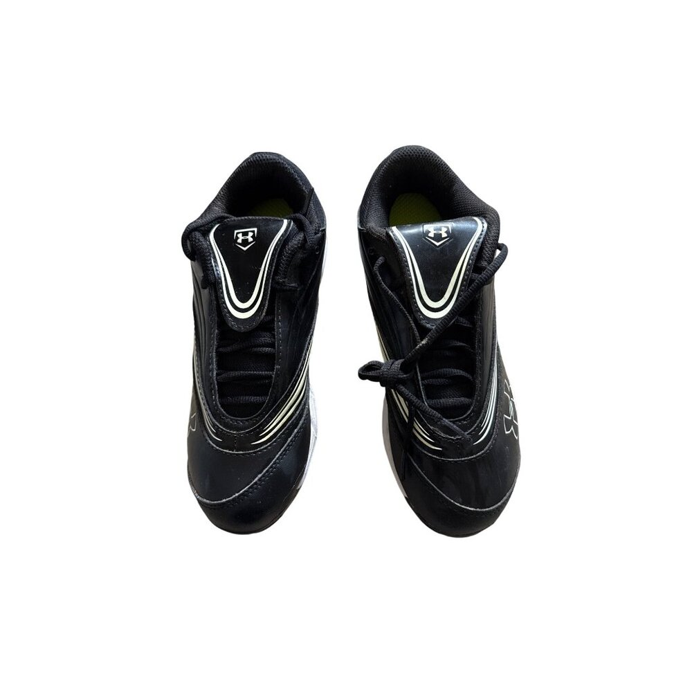 NEW‎ Under Armour Women’s Glyde IV ST Softball Shoes Metal Cleats Black Size 5.5